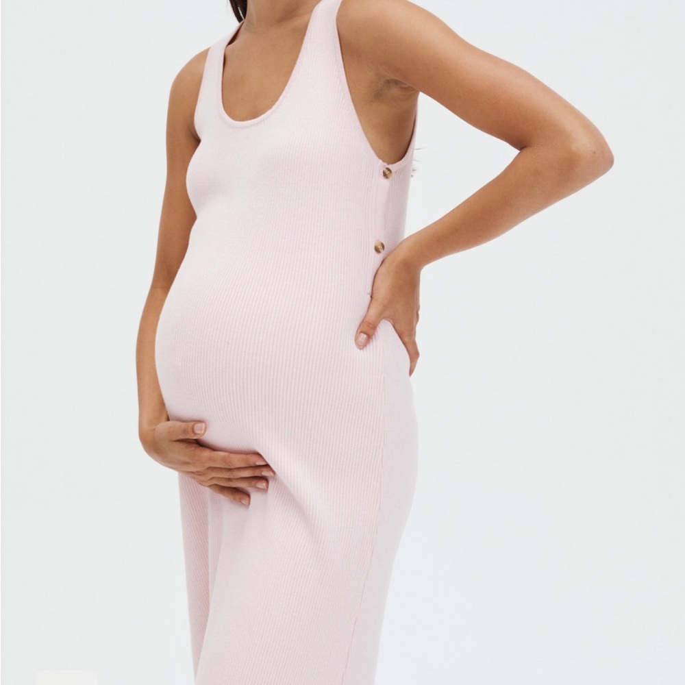 Sleeveless Light Pink Maxi Dress - Picture 2 of 10
